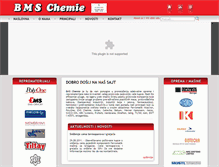 Tablet Screenshot of bmschemie.rs